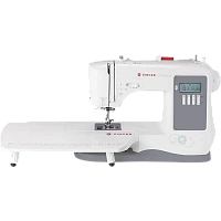 Mașină de cusut Singer Confidence 7640, Alb | Gri