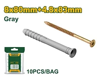 Diblu fixare rapidă cu șurub cui 8x80mm (10 buc) JDXTO922 Jadever