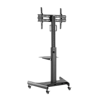 Suport pentru TV pe picior Reflecta TV Stand 65P-Shelf, #23197, Negru
