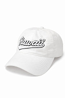 Șapcă bărbați „Hawaii” – alb, stil casual