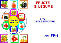 FR-9 Joc cu cleşte Fructe şi legume
