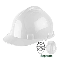 Cască de protecție dură pentru șantier, Albă Jadever JDSH1303