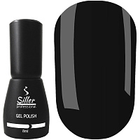 Ojă semipermanentă Siller nr.001 (negru), 8 ml