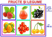 FR-12 Joc Loto Fructe şi legume