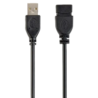 Cablu prelungitor Cablexpert CCP-USB2-AMAF-6, USB Type-A (M)/USB Type-A (F), 1,8m, Negru