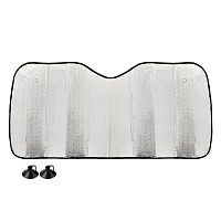 01531 Parasolar auto argintiu вЂ“ Sun cover 130 x 60 cm, PE Bubble