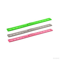 Rigla plastic color cu miner 30cm  ARK  615  /84