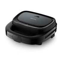 Aparat pentru sandwich Philips HD2330/90, Negru