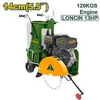 Mașină de tăiat asfalt/beton pe benzină 14 cm 9.6kW 13HP JDQF2A16