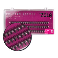 Gene tip buchețele ZOLA Cluster lashes 20D 9 mm