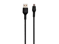 Cablu încărcare și sincronizare XO NB55, USB Type-A/micro-USB, 1m, Negru