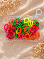 Set colorat de elastice moi pentru păr