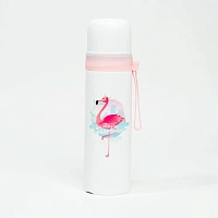 Termos cu cană flamingo roz 500 ml