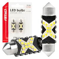 04236 Bec LED Canbus Festoon C5W 12SMD 2016 36mm White 12V/24V
