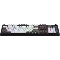 Tastatură HATOR Skyfall 100 PRO, Cu fir / Fără fir, Negru | Gri