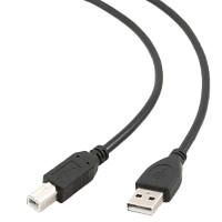 Cablu de date pentru periferice Gembird CCP-USB2-AMBM-15, USB Type-A/USB Type-B, 5m, Negru