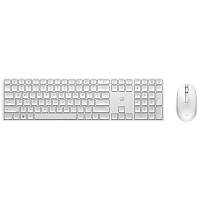 Set Tastatură + Mouse HP 650, Fără fir, Alb