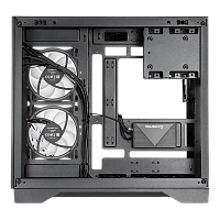 Carcasă PC Chieftec Visio, Midi-Tower, Fără PSU, Negru