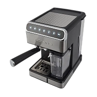 Cafetiera manuala Polaris PCM 1535E Adore Cappuccino, 1400W, Argintiu