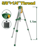 Trepied din aluminiu pentru nivelă laser 1.1m Jadever JDLE9301