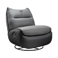 Scaun Gaming Cougar Overlord Neo, PVC Piele, Negru | Gri
