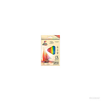 Creioane color Scoala Creatie din lemn triunghiular 18 cul  30C 1807-08  Луч
