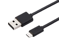 Cablu încărcare și sincronizare Xpower Micro cable Nylon, USB Type-A/micro-USB, 1m, Negru