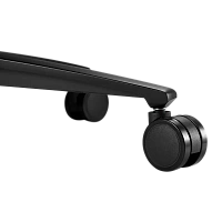 Scaun Gaming Lumi CH06-39, Țesătură, PU Piele, Negru