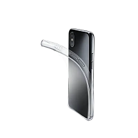 Husă Cellularline Fine - iPhone XS/X, Transparent