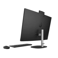 Computer All-in-One HP 27-cr0084ci, 27", AMD Ryzen 5 7520U, 16GB/512GB, Fără SO, Negru