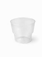 Pahar plastic transparent 100 ml, reutilizabil, PP, catering / HoReCa – NovaGreen