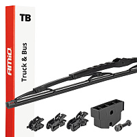 01203 Lame de stergator plat MultiConnect 26" (650 mm) 12 adaptoare T02