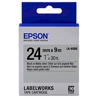 Cartuş de bandă Epson LK-6SBE, 24 mm x 9 m