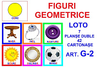G-2 Joc Loto Figuri geometrice