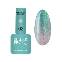 Top Shimmer color nr.02, 8 ml Siller