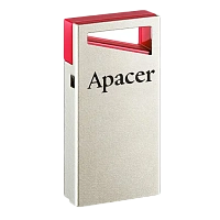 Memorie USB Apacer AH112, 32GB, Argintiu/Rosu