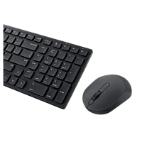 Set Tastatură + Mouse DELL KM555, Fără fir, Negru
