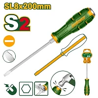 Șurubelniță dreaptă mecanică (cu lovire) SL8x200mm JDQJ1288 Jadever