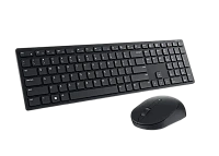 Set Tastatură + Mouse DELL KM5221W, Fără fir, Negru