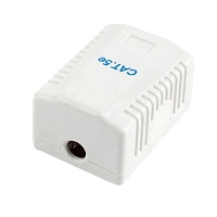 Priză pentru montare pe perete Cablexpert MVS-2S6-01, Alb