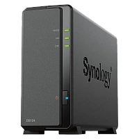 Stocare atașată la rețea SYNOLOGY DS124, Negru