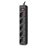 Prelungitor electric SVEN SF-05E, 5 Prize, 1,8m, Negru