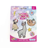 Stickere mozaic diamant Lama set 2 foi 8 bucăți