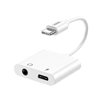Audio Adaptor Remax RL-LA11, USB Type-C/3.5 mm, 0,12m, Alb