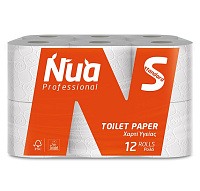 NUA PROF Hirtie igienica Cellulosa Premium 12 role 2 pliuri 34.56m