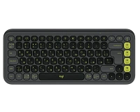 Tastatură Logitech POP ICON, Fără fir, Grafit | Verde