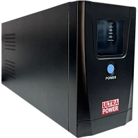 UPS  Ultra Power UPS1000ME 1000VA/500W, Tower,  LED, AVR, 2*Schuko sockets, metal case