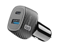 Incărcător auto Cellularline 18W+ PD 30W, 48W, Negru