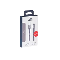 Cablu de încărcare și date Rivacase PS6102, USB Type-C/USB Type-A, 1,2m, Gri