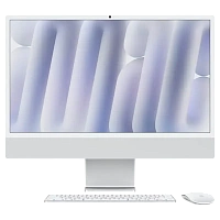 Computer All-in-One Apple iMac A3137, 24", M4 with 10-core CPU and 10-core GPU, 24GB/1024GB, macOS Sequoia, Argintiu